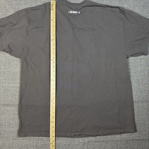 Vintage AND1 "Were You Guarding Me?" basketball t-shirt Gray Size 2-XLarge - Picture 6 of 7